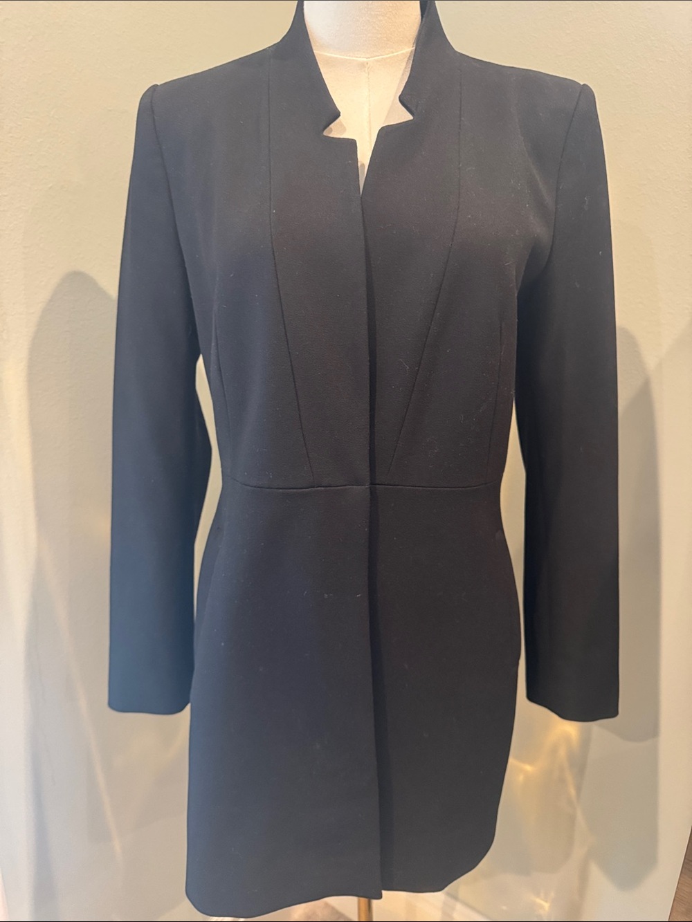 Zara Black Women's Tailored Blazer Coat